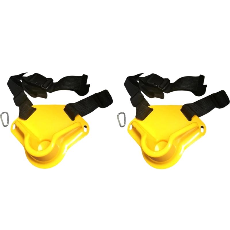 2Pcs Fishing Fighting Belt Adjustable Fishing Belt Rod Holder Fishing Fighting Waist Belt Plastic Fishing Rod Holder