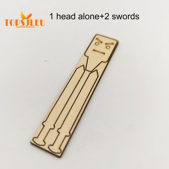 Bamboo Man Toy DIY Puppet Kit,Children Interactive Game,Bamboo Craft Material Kit,Boys Girls Gift