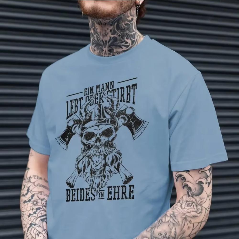 Summer New Hot Selling Moisture Absorbing Popular Male Weird Short Sleeve Comfortable Breathable Loose Quick Drying Top Men