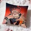 anime j-Jujutsu Kaisen Cushion Cover Premium Comfort Reversible Pillow Cove -Two in One Design for Any Room & Car Interior