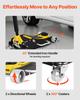 Low Profile Floor Jack, 2.5 Ton Capacity, Aluminum & Steel Racing Floor Jack with Dual Pistons Quick Lift Pump, Hydraulic Trolley Car Lift for Sedans