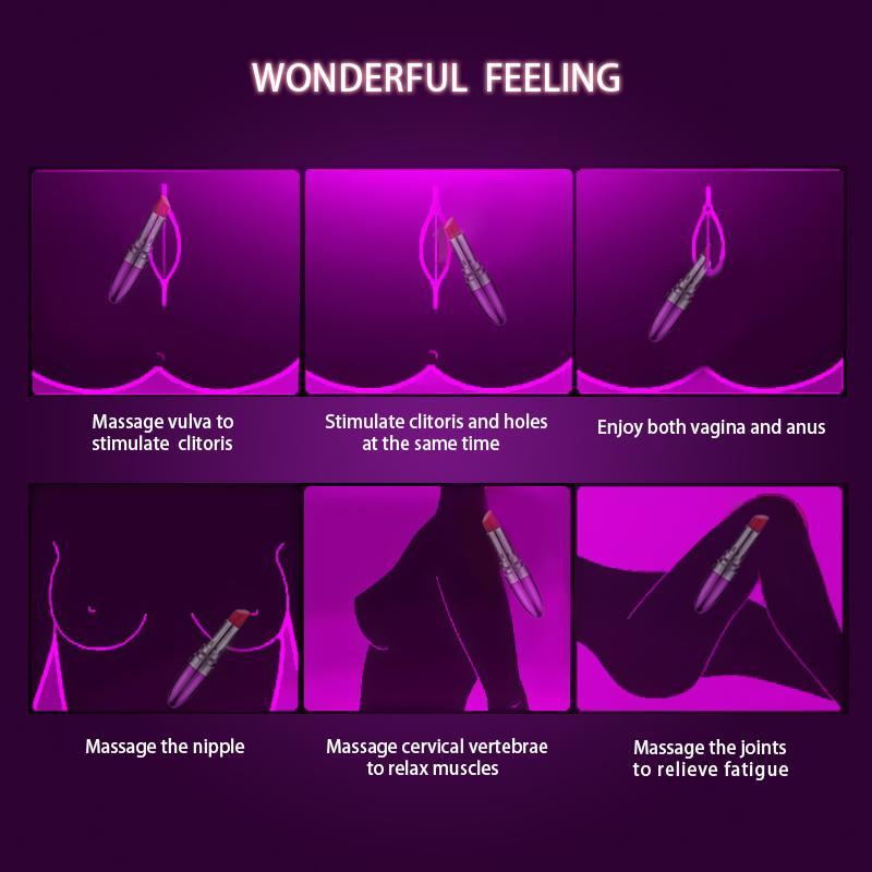 Pocket Lipsticks Vibrator Secret Bullet Vibrating Clitoris Stimulator Privacy G-spot Massage Sex Toys For Women