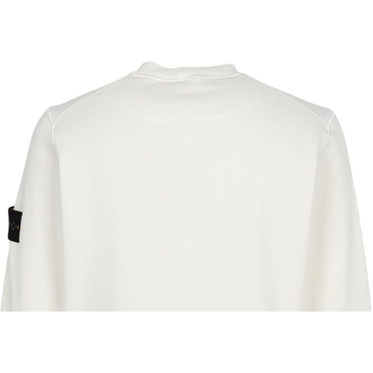 STONE ISLAND Logo Pullover Long Sleeve Crewneck Sweatshirt Men Sweatshirt L1S1561000-60S0051-V0093