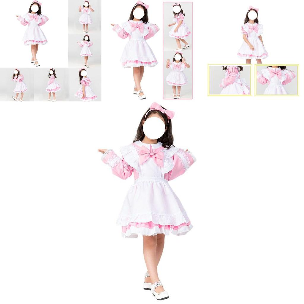 Enchanting Kids Lolita Dress Anime Maid Costume Perfect For Halloween Princess Moments