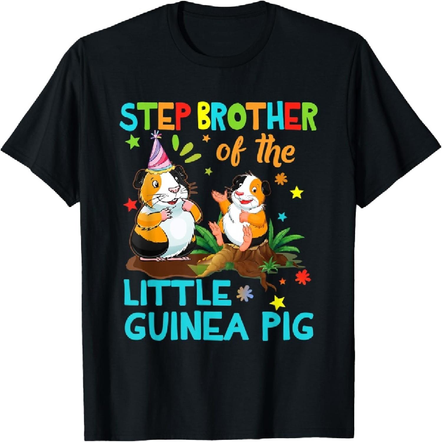 Step Brother Of Guinea Pig Birthday Family Shirts Matching T-Shirt S