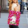 THEBEASTPIE Moomin Tote A4 Canvas Shopping Shoulder Large Capacity Canvas Bag with Perfect for Commuting to Work or Popular and Stylish Character Bag,