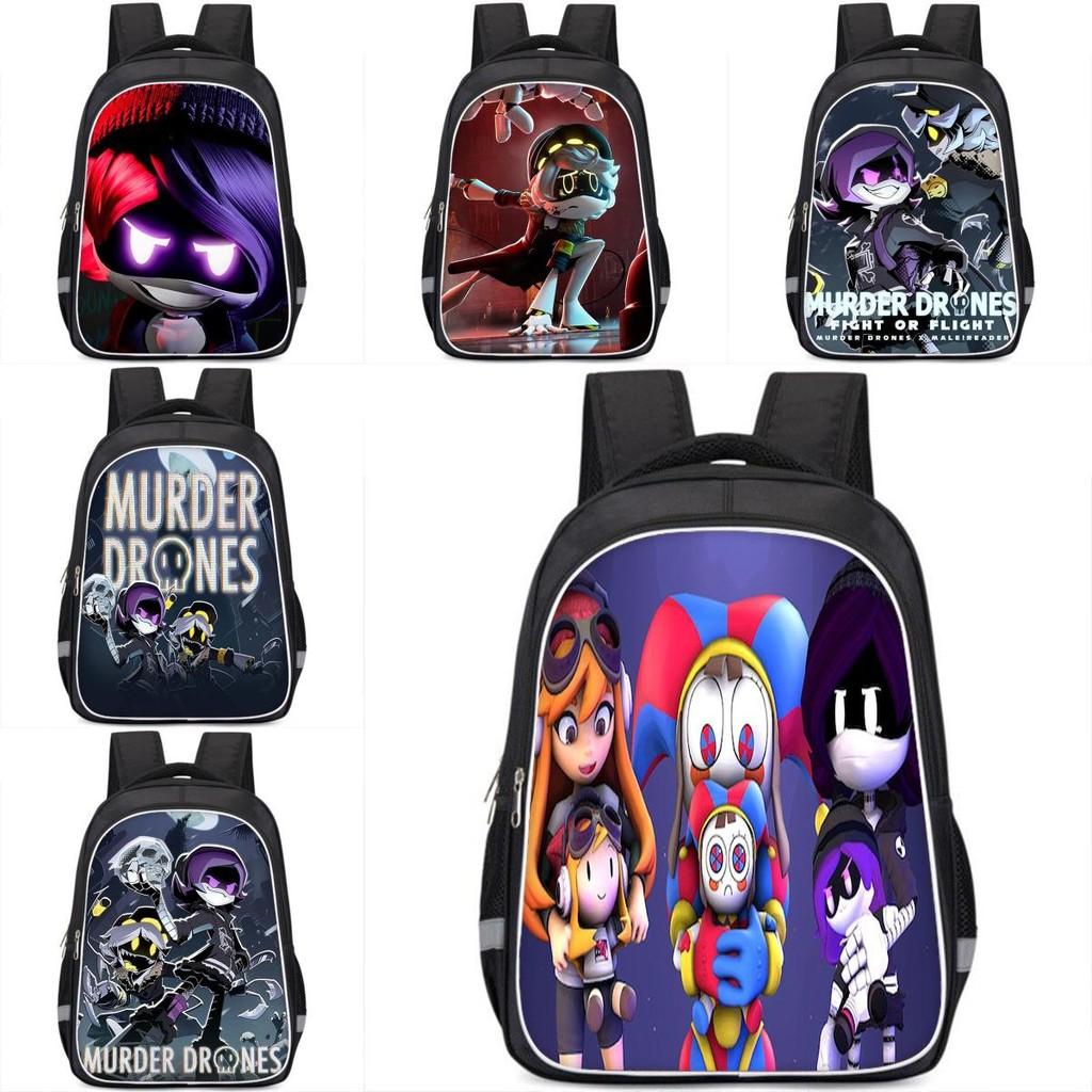 Durable Oxford Cloth Murder Drones Plush Backpack Large Capacity Anime Series
