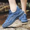 2025 summer new creek shoes wading shoes quick-drying big mesh shoes versatile breathable fly-woven shoes men's sports trendy shoes