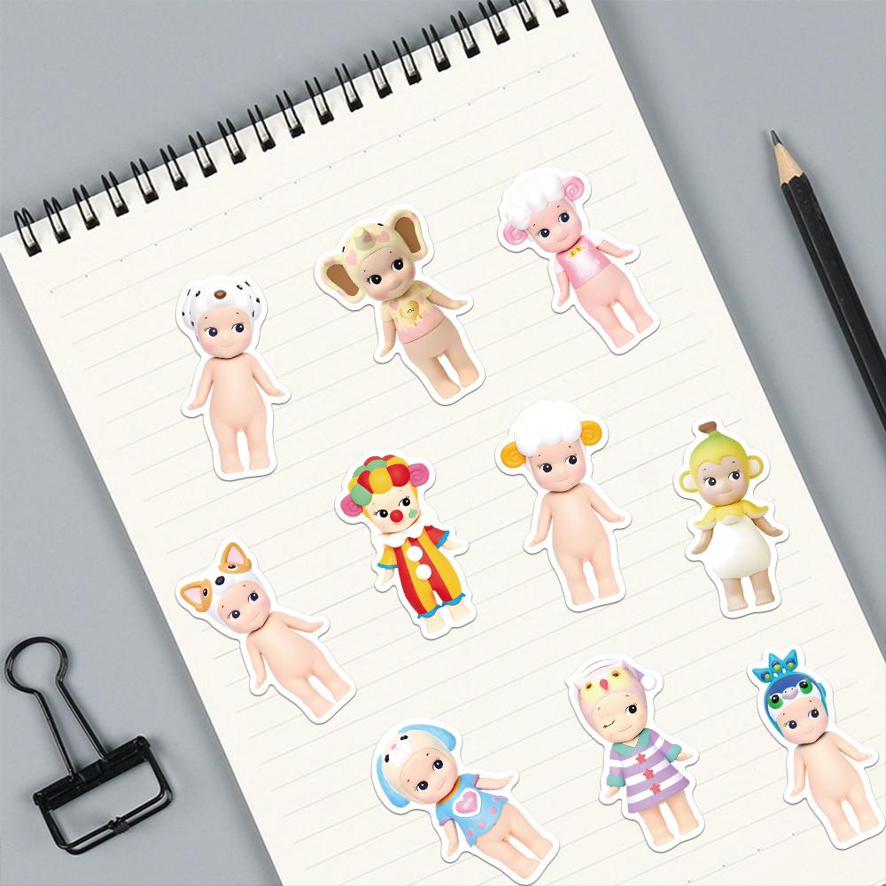 50PCS Cute Sonny Angle Creative Stickers Cartoon DIY Skateboard Phone Case Laptop Waterproof Cool Sticker Decals Toy
