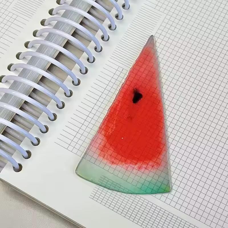 

Креативная закладка в виде ломтика яблока с забавным дизайном-симуляцией для INS, фиксированная книга для фотографии, мультяшная милая закладка для заметок