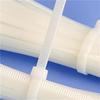 1000Pcs White Nylon Cable Zip Ties Set Thickened Safe Non Slip Practical Heat Resistant Wire Ties Kit Width 1.8mm