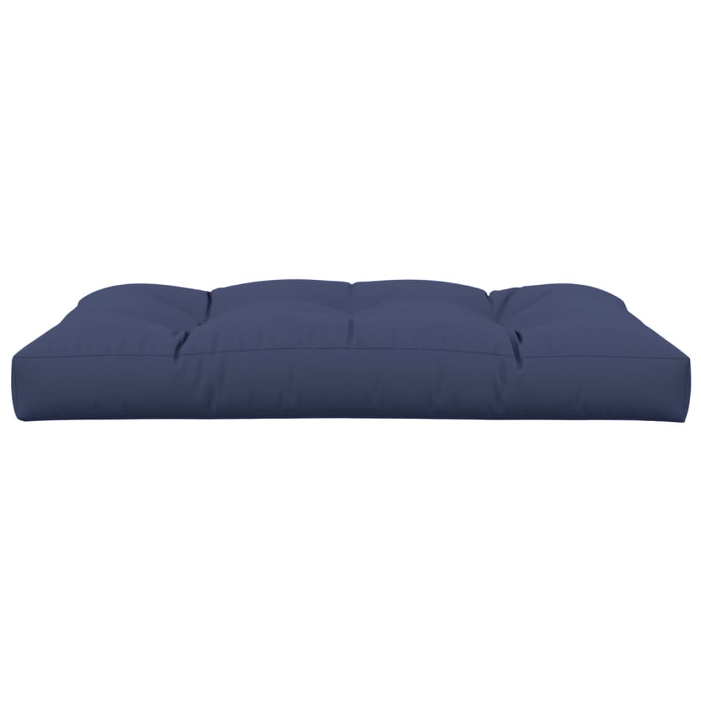 Pallet Cushion Navy Blue 120 X 80 X 12 Cm Fabric