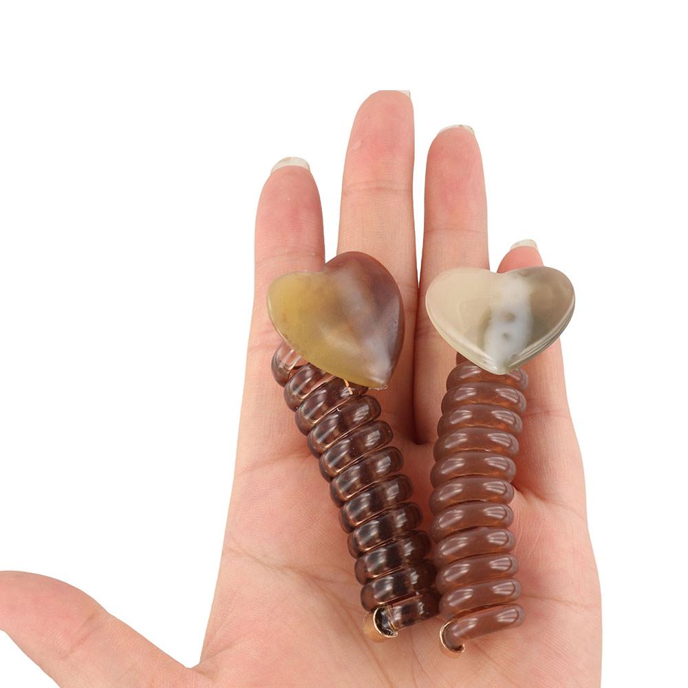 Straight Telephone Wire Hair Rope Love Heart Braid Hair Tie Fashion Telephone Line Headband  Daily