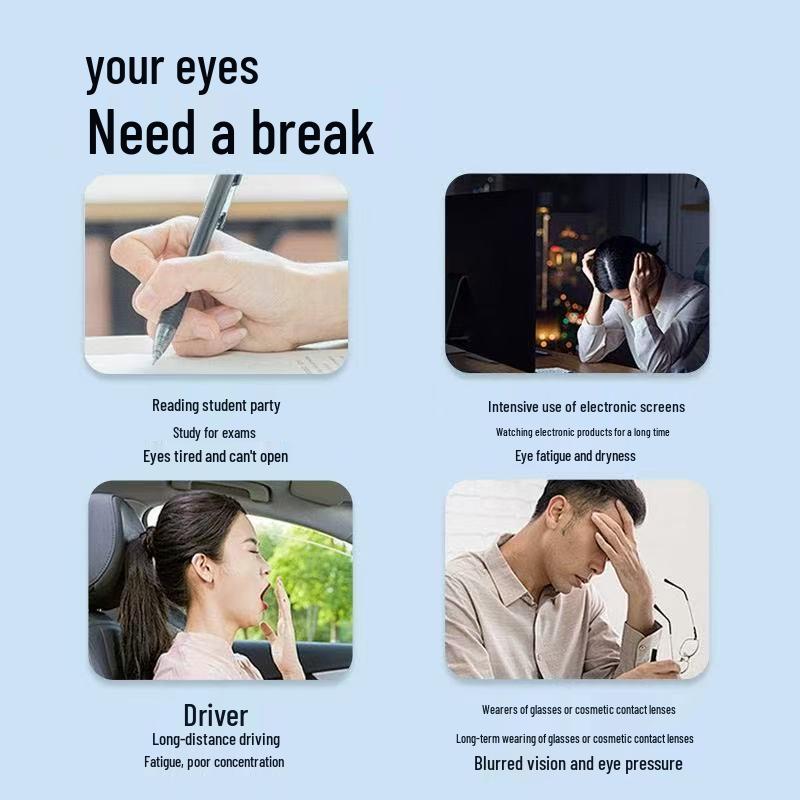 Lutein Eye Mask: Light Blocking, Reduces Dark Circles, Relieves Dryness and Fatigue, Hot Compress Sleep Patch