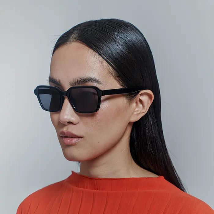 Wells - Black Sunglasses