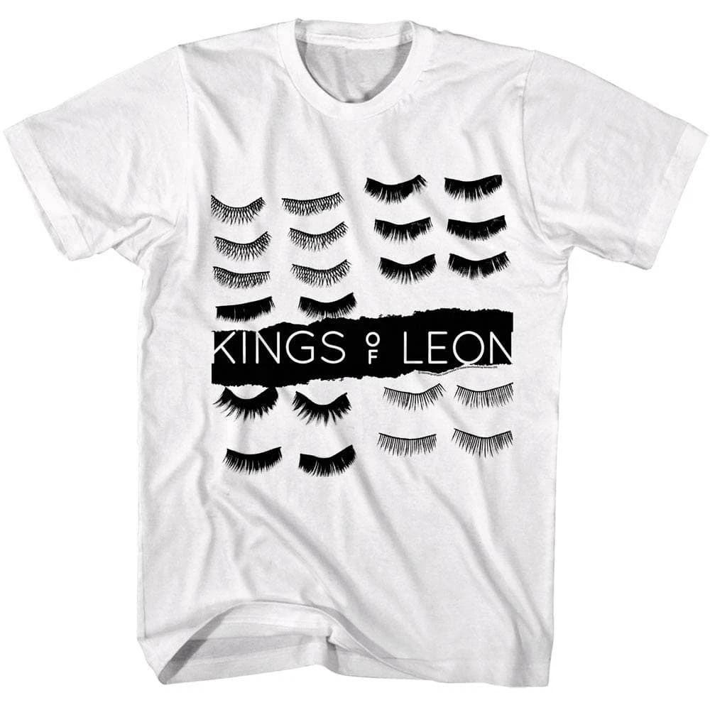 

Мужская футболка Kings of Leon с накладными ресницами 2XL