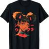 Harajuku Cyberpunk Black  Anime Manga Waifu Japanese T-Shirt