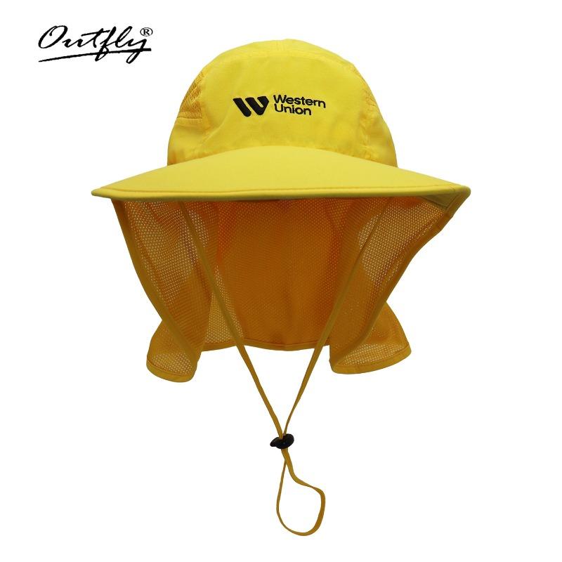 

Солнцезащитная шляпа мужская и женская летняя шляпа от солнца для улицы шляпа от солнца с широкими полями шляпа-ведро защита лица шеи шляпа для рыбалки Adjustable жёлтый