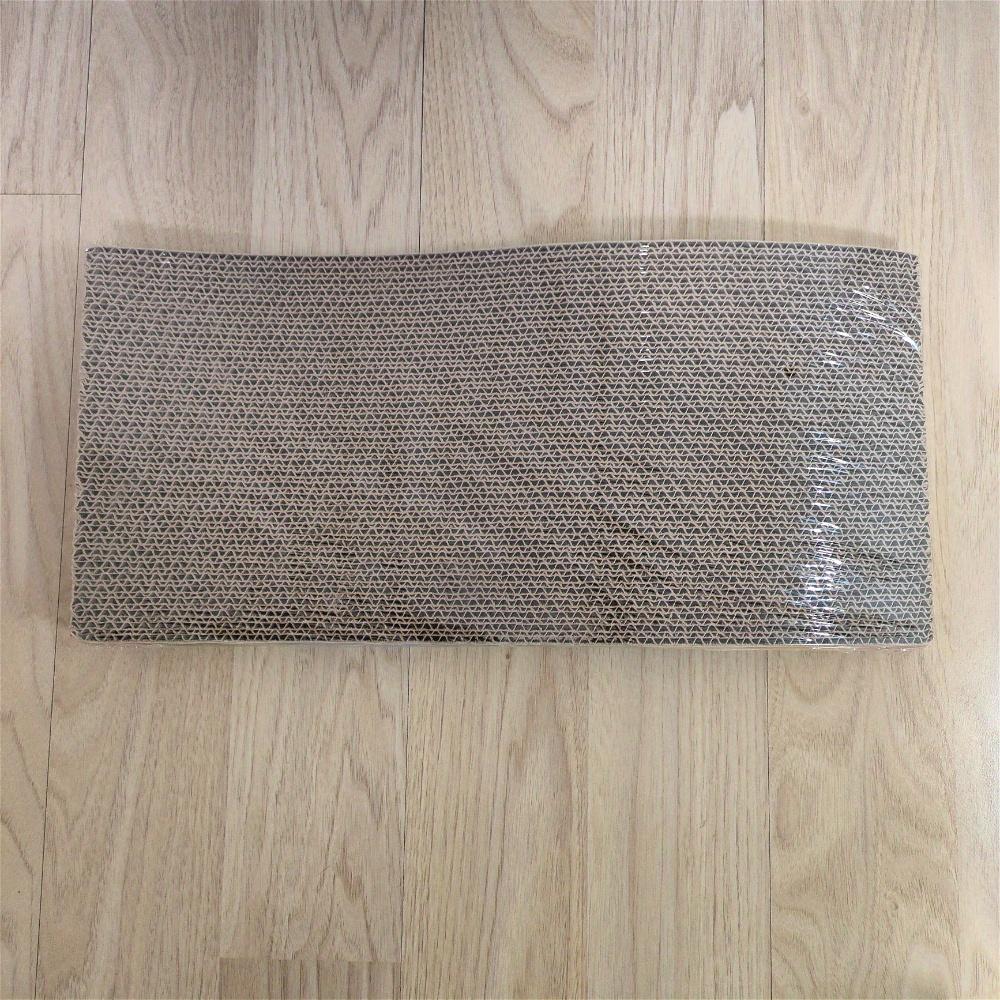 1pc Durable Corrugated Cardboard Cat Scratching Post & Play Mat - Rainbow Colors, Indoor Cat Toy for Play & Claw Maintenance, Cat Interactive Toy