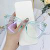 Anti-Blue Light Eyeglasses Cat Eye Glasses - Frame Women Optical Computer Eyewear Radiation Protection Spectacle Lunette Homme