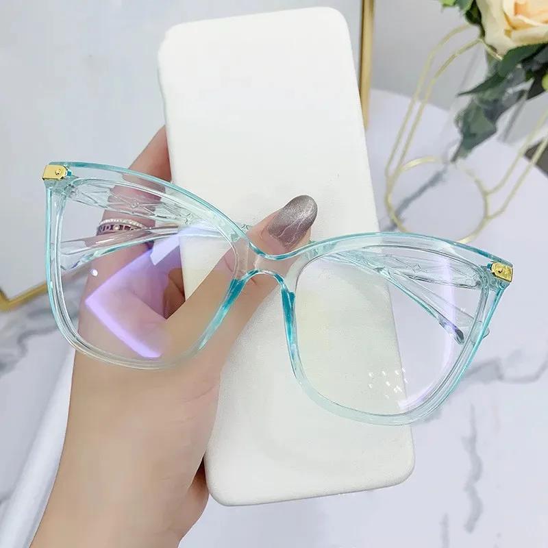 Anti-Blue Light Eyeglasses Cat Eye Glasses - Frame Women Optical Computer Eyewear Radiation Protection Spectacle Lunette Homme