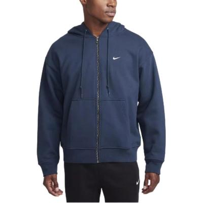 Solo Swoosh Bestickt Bequemer Lässiger Hoodie Herren Hoodies Tiefseeblau FZ1165-478