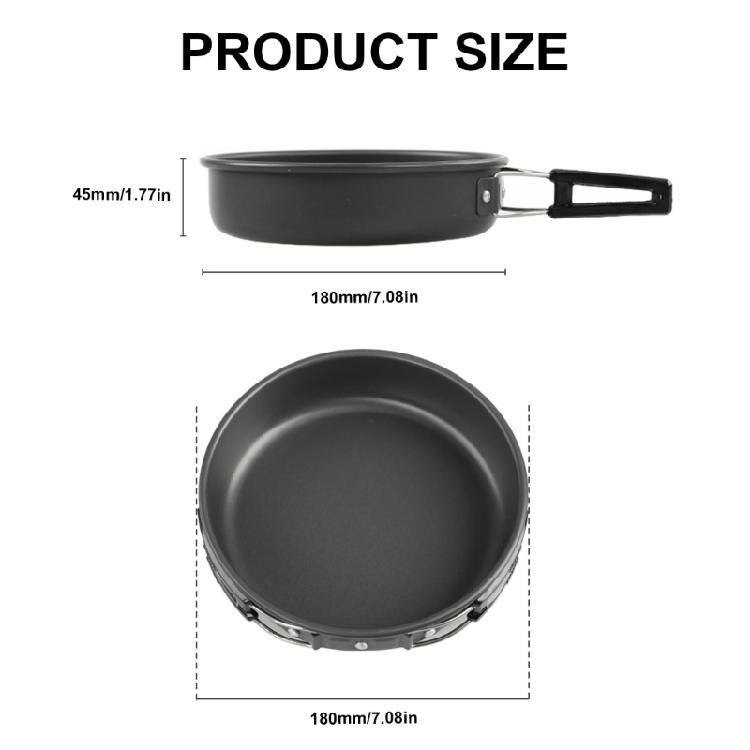 Outdoor Cooking Pans for Camp Nonstick Practical Backpacking Camping Frying Pans
