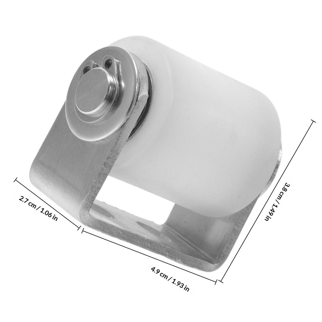 Heavy Duty Sliding Gate Roller Guide Steel Roller Stainless Steel Slide Gate Hardware with Nylon Wheel Sliding Door