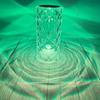 1PC 16 Colors Crystal Table Lamp Rose Light Romantic Diamond Atmosphere Light USB Touch Night Light for Bedroom Desk Party Decor