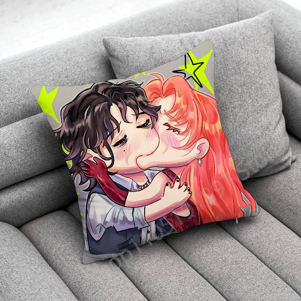 Mitsuki Koga Aya Tgswiiwagaa Throw Pillow Case For 55x55cm 30x30cm 50x50cm 45x45cm 40x40cm Square Chair Pillowcase Case