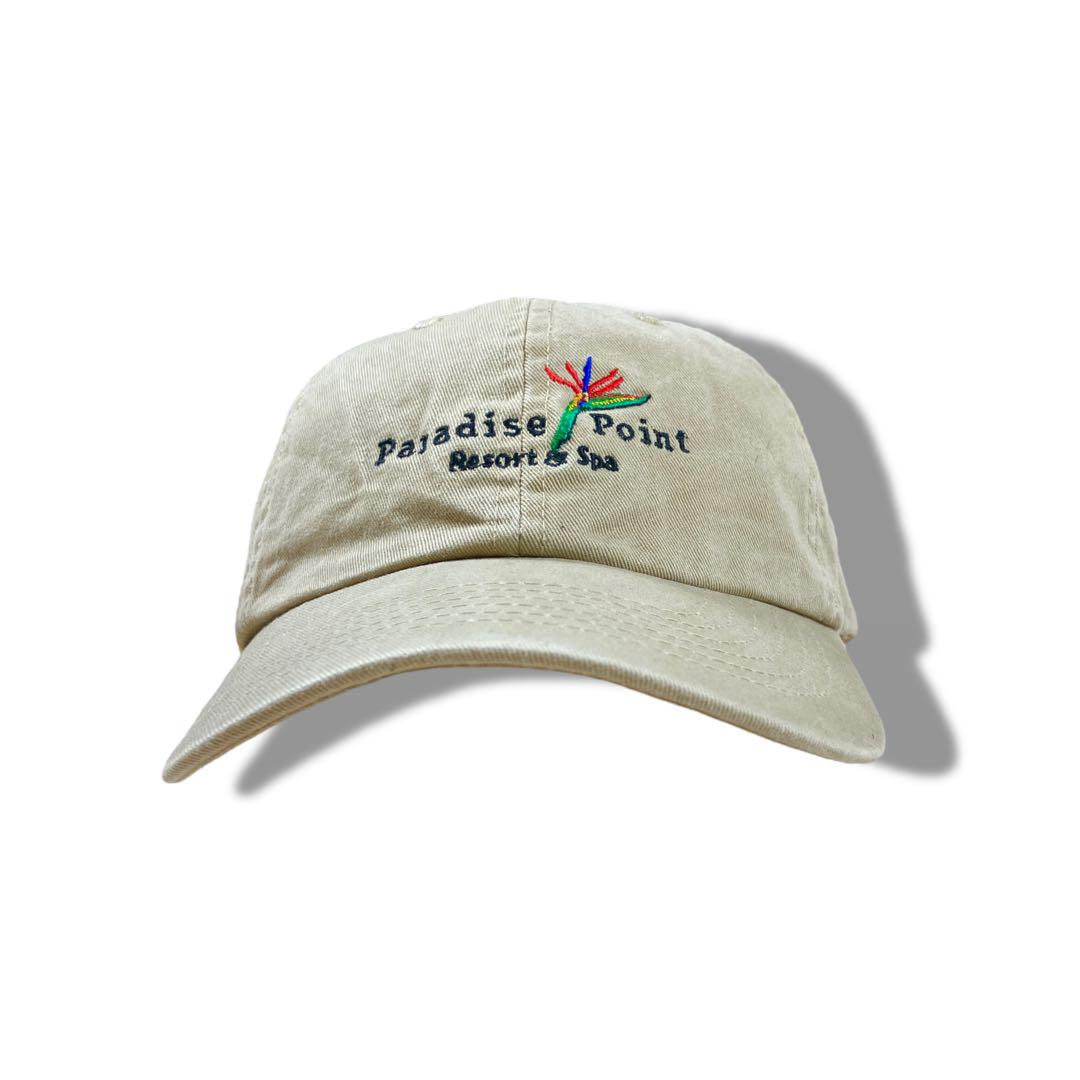 

[USED] 90s 00s Y2K Souvenir Cap, Strapback, Beige