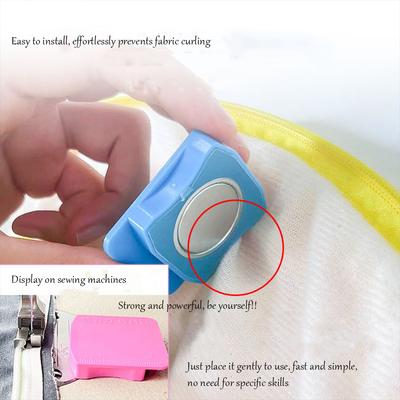 New Model Sewing Machine Plastic Magnetic Gauge - Multi-Functional Edge Guide Positioner with Scale, Accessory for Cloth Cutting