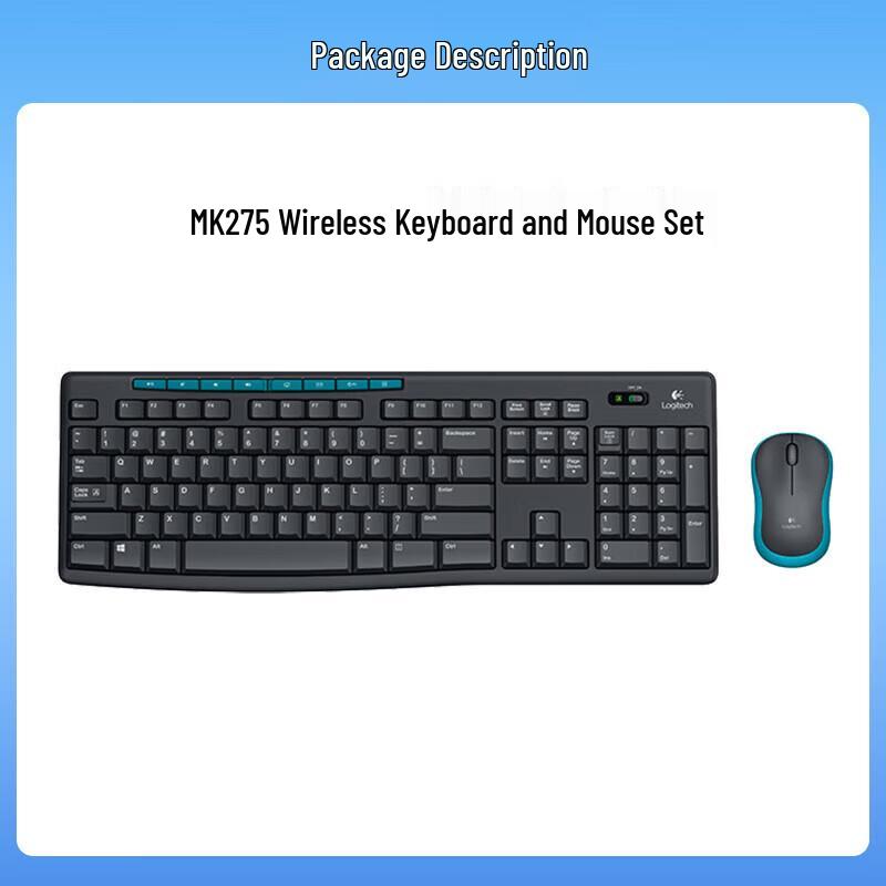

Logitech MK275 Wireless Keyboard and Mouse Combo