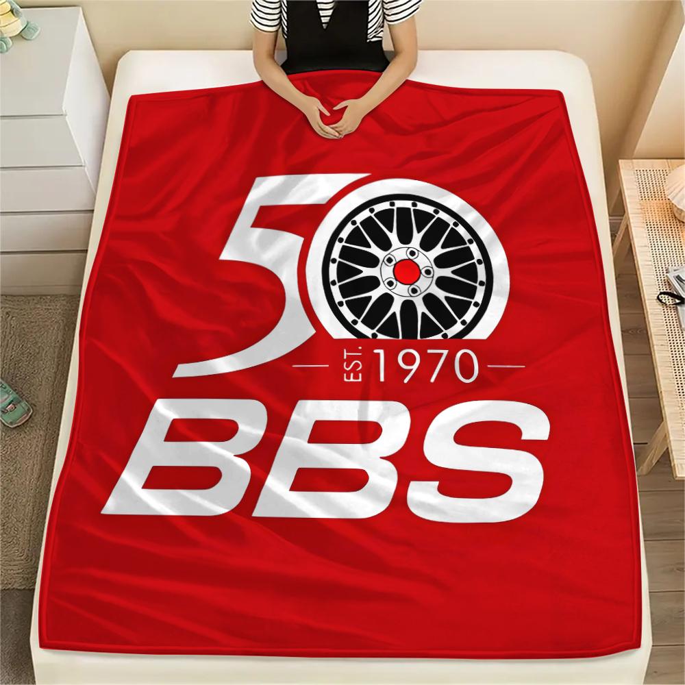 

1PC BBS Print Flannel Blanket, High quality All Seasons, Home Decor, Warmth and Comfort, Perfect for Christmas Gifts 80cm x 120cm