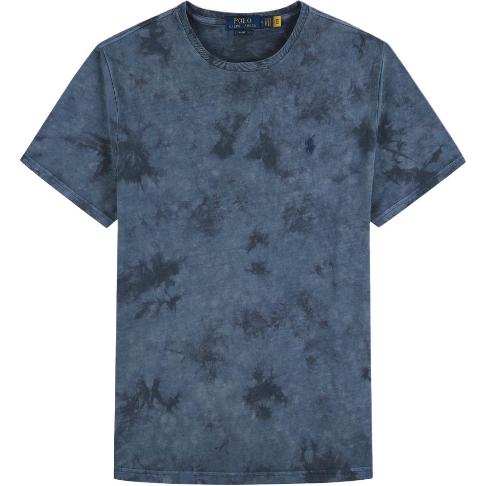 

Polo Ralph Lauren Классическая стирка Хлопковая однотонная трикотажная футболка с коротким рукавом Мужские топы 710874957-003 XS