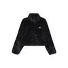 Nike Velvet Jackets Women's Black Stand Collar Moderate DV5140-010