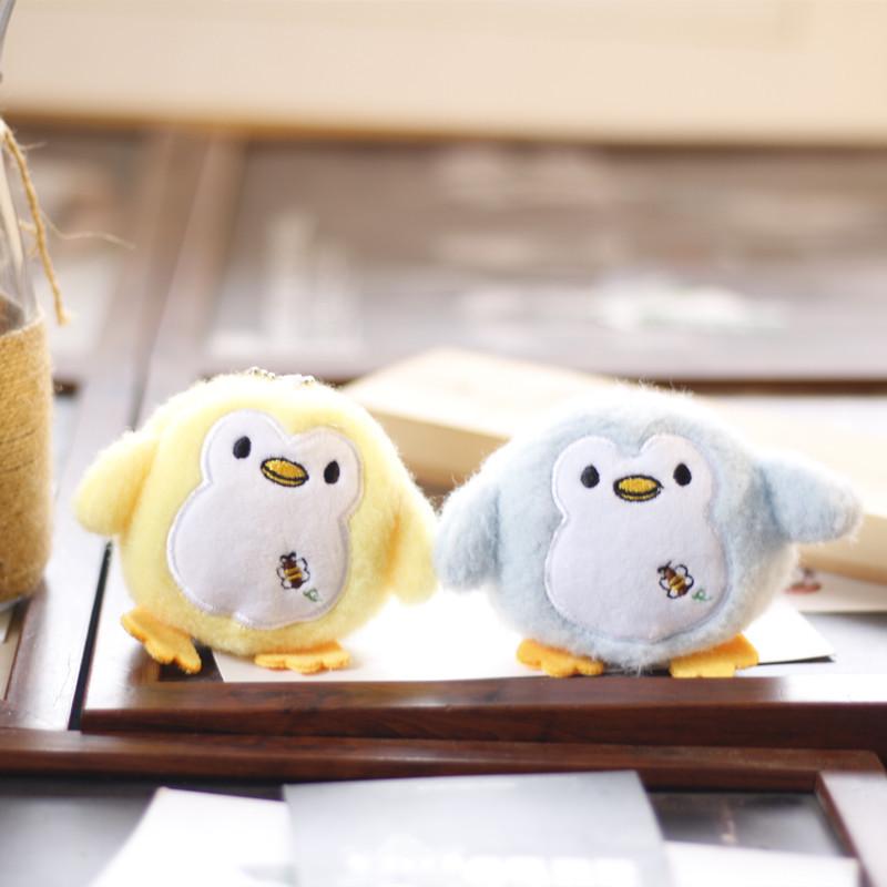 Adorable Plush Penguin Keychain Soft And Cute Mini Animal Doll For Bags And Keys
