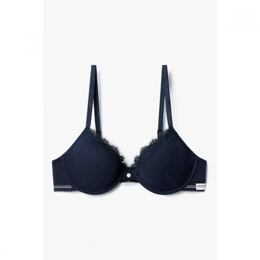 Emporio Armani Женский бюстгальтер с кружевной отделкой для контурирования губ 80B