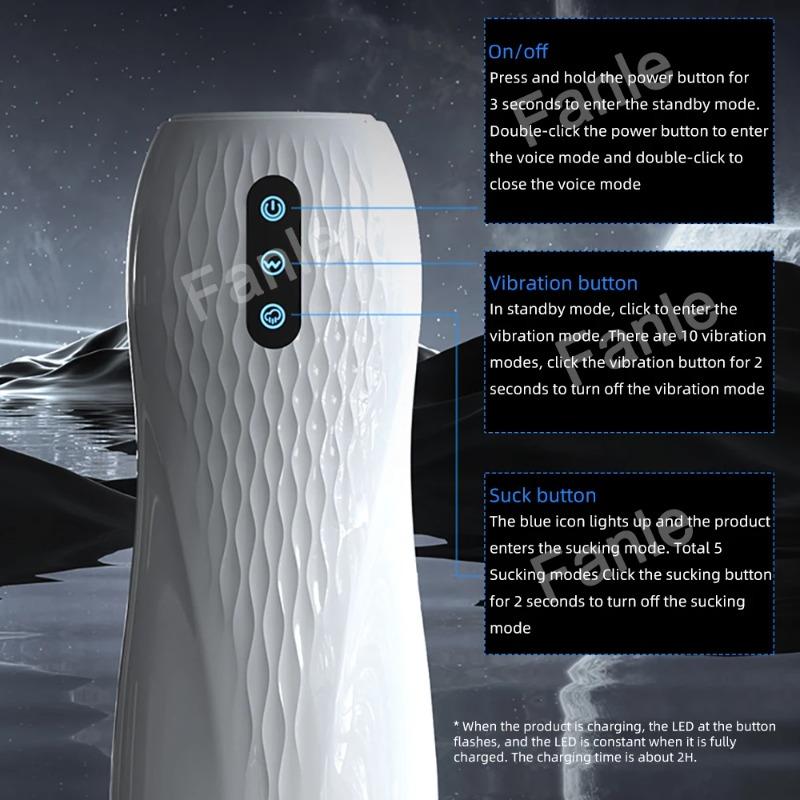 Automatic Sucking Sex Toy Male Masturbator Cup Vibration Blowjob Machine Heating Masturbation Adult for Men Masturbate Supplies