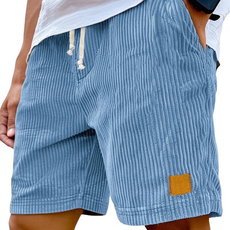 Herren Retro Modische Schnür-Freizeitshorts Mit Sorgfältig Entworfenen Taschen, Leichter Stretchstoff