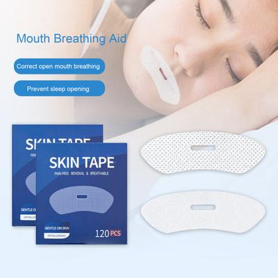 120 Pcs Anti-Snoring Patch Nose Breathing Training Aid Skin-friendly Snoring Relief Sticker Mouth Breathing Corrector Easy To Use Snore