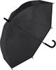 Nakaya Umbrella Nakaya Vinyl Piping Color Hard Automatic Fiberglass 65cm - Umbrella, Vinyl, Black, Plain, [113-023], Opening, Ribs,