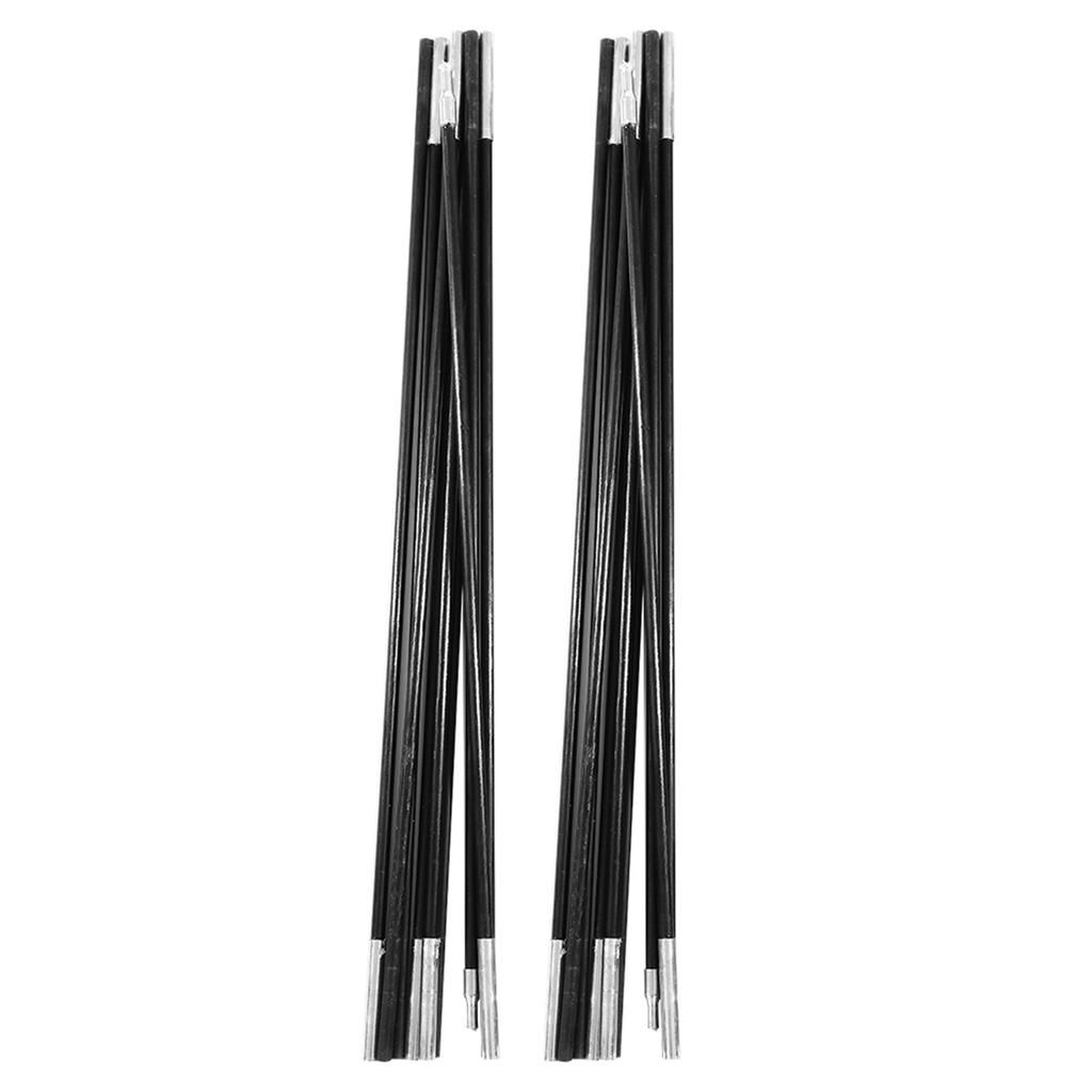 4.9M Fiberglass Camping Tent Pole Bars Outdoor Support Rods Awning Frames Kit