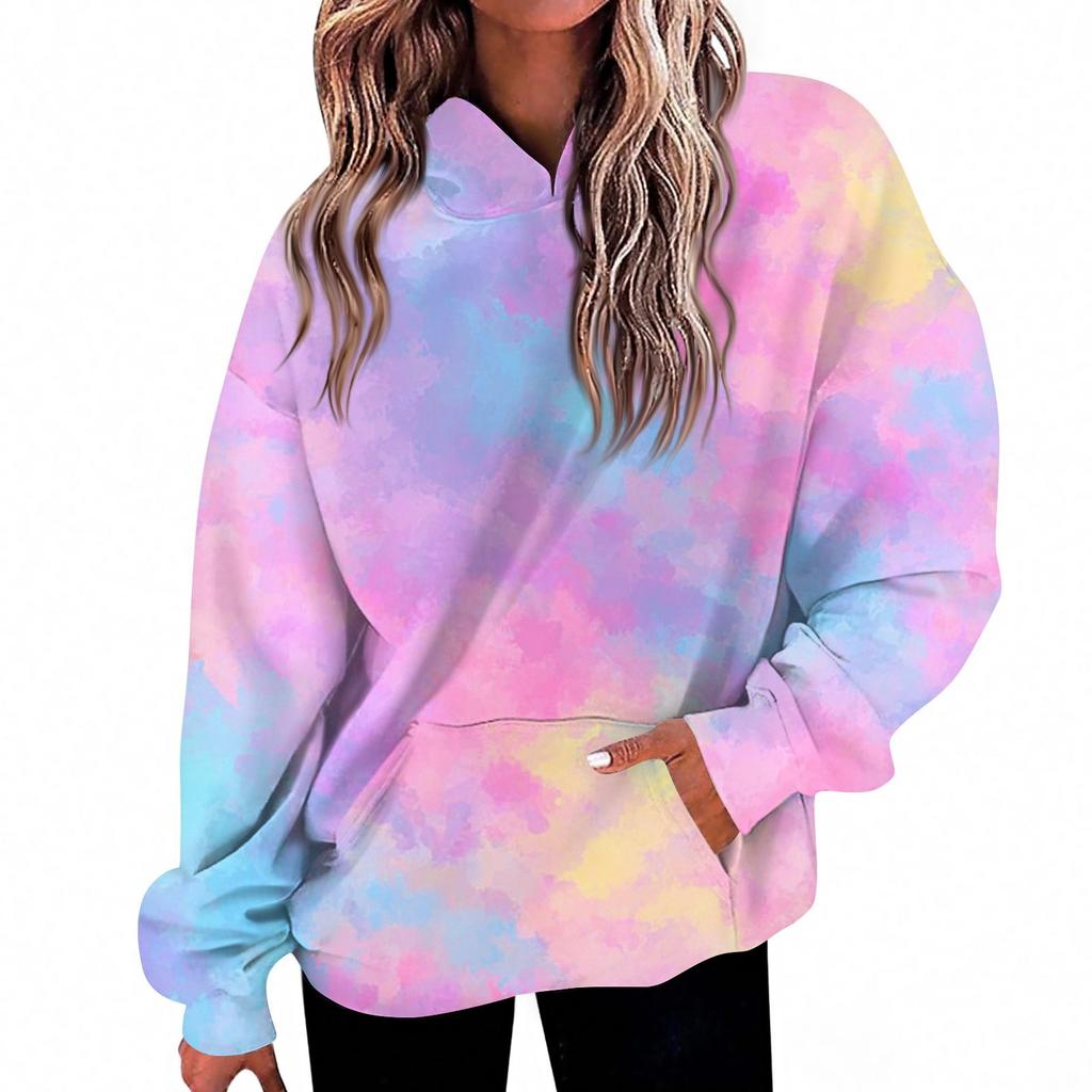 Women's Fashion Daily  Casual V-Neck Long Sleeve Printed Top