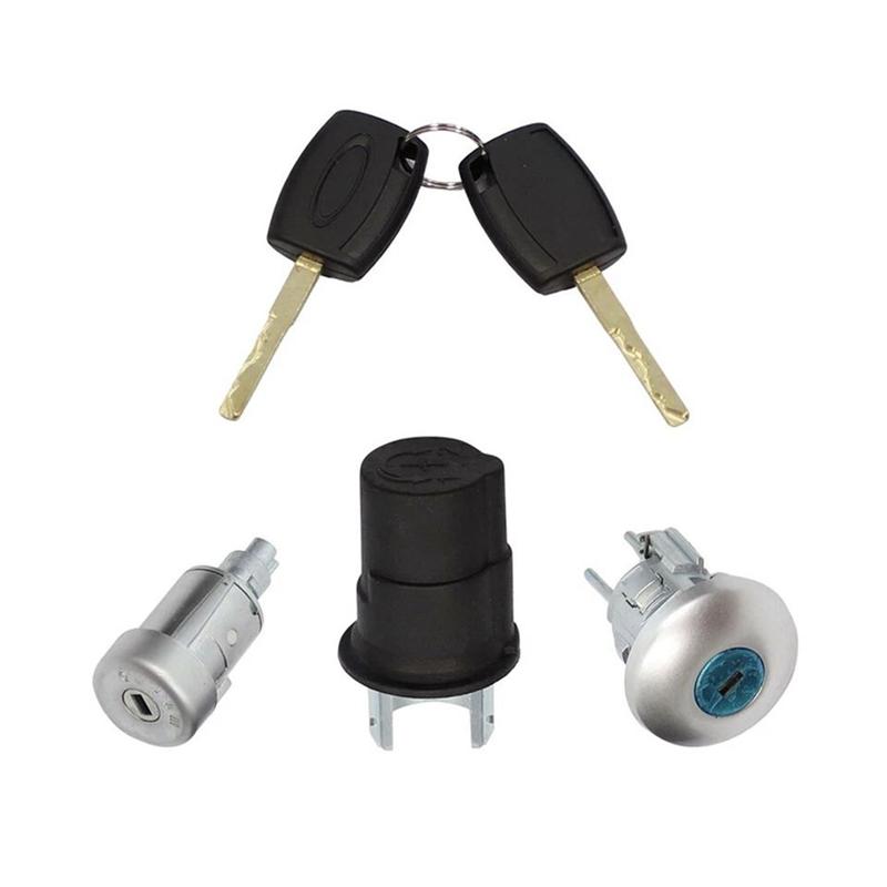 Car Door Bonnet Ignition Lock Cylinder Key Set 2408222 GK31-V22050-GG For Ford Transit MK8 Auto Parts LHD