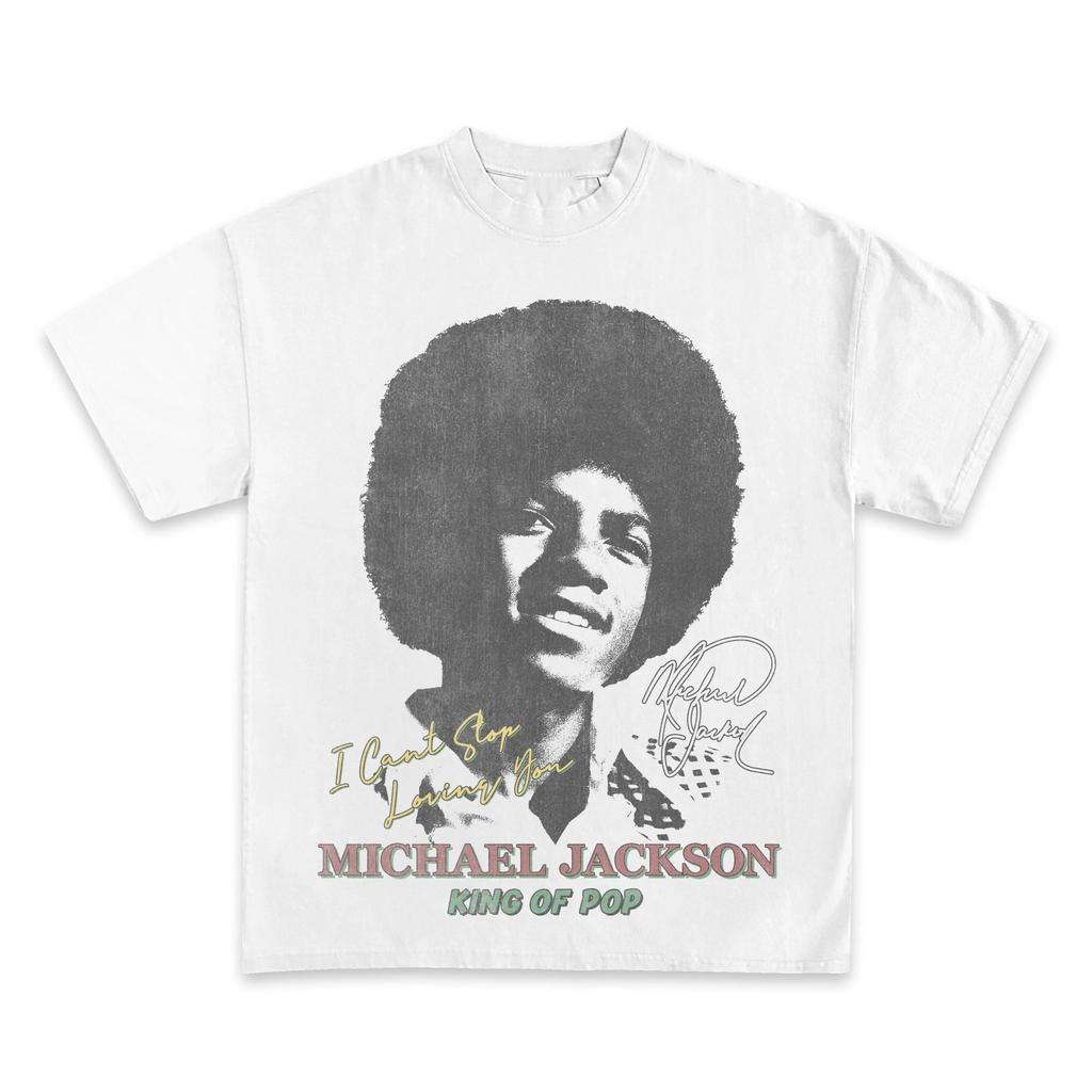 Movie Michael Jackson Graphic MJ King of Pop Unisex TShirt Unisex Cotton Short Sleeve Y2k Oversized Tee Streetwear Vintage Tops