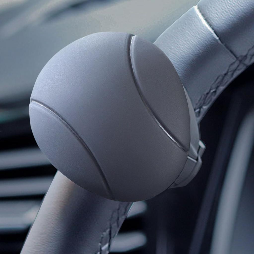 Steering Wheel Truck Spinner YOKELLMUX Steering Car Steering Spinner for Light Cars and Steering Easy No Tools Easy Includes 2 Size Adjustment Rubber