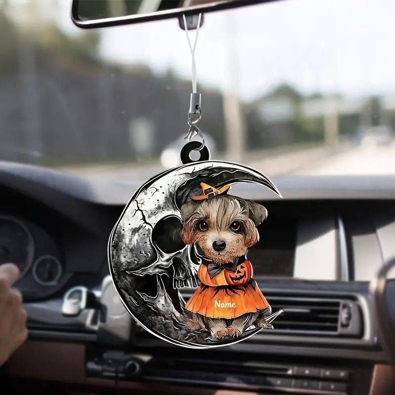 

Whimsical Round Acrylic Car Pendant For Adorable And Trendy Decor Vehicle 5