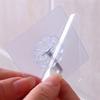 10pcs Transparent Stainless Steel Self-Adhesive Hooks Bathroom Towel Clothes Storage Sticker Hook Key Hangers Storage Holder