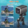 ZHTNC 4K Action Wearable Camera with Dash 64GB Card 8 Hours of Continuous HDR Night IP65 Waterproof and for and Outdoor Activities Camera, WiFi, Cam,